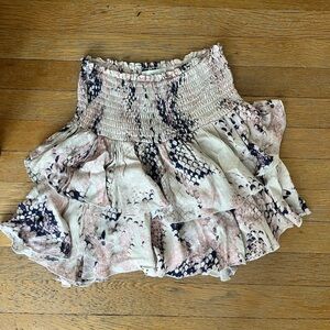 Mixology We’re all Pretty Girls Printed Smocked Skirt